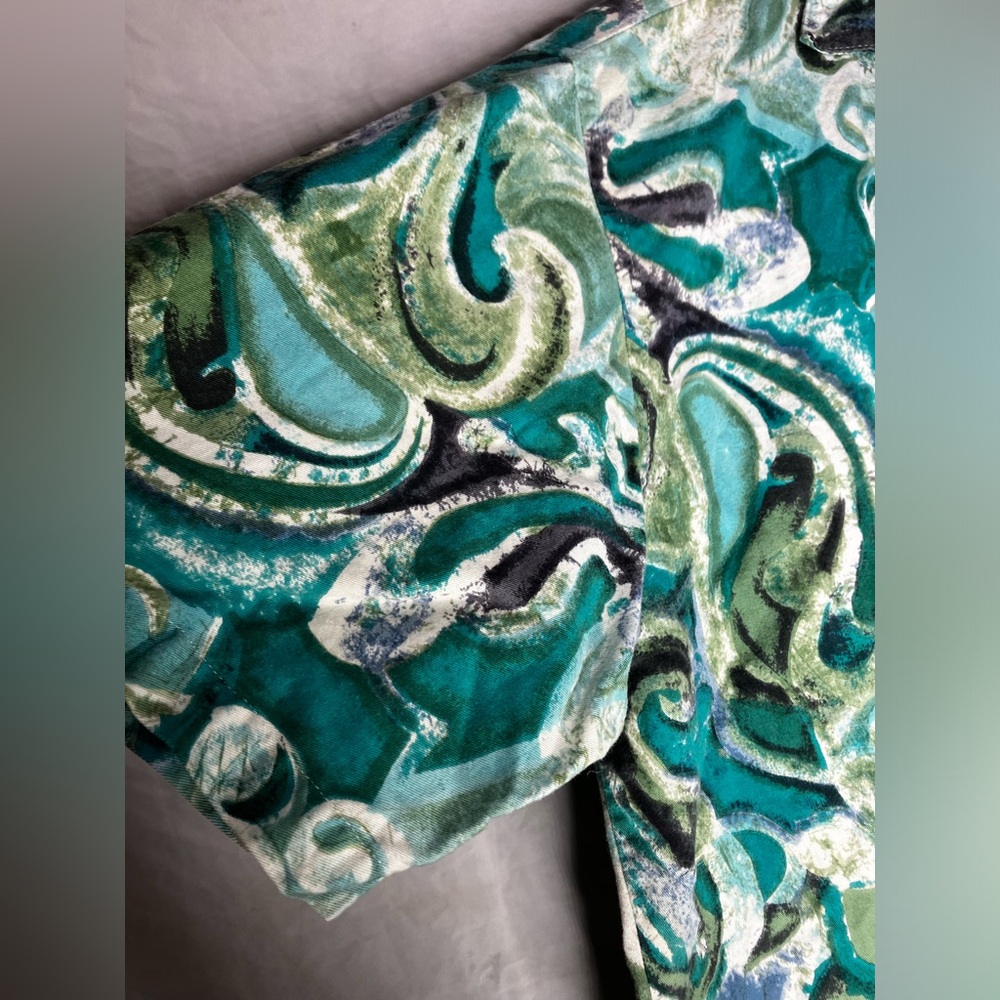 Gotcha Covered Vintage 90s Funky Patterned Shirt L - image 6